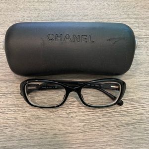 Chanel Authentic Black Eyeglasses Style 3187